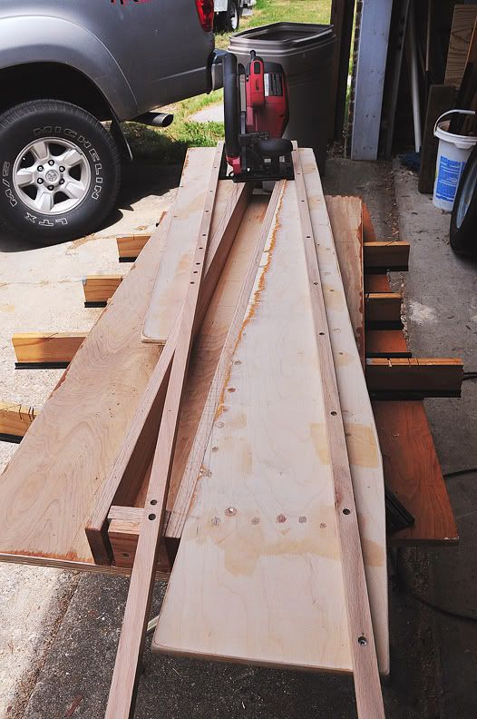 Circular saw scarfing jig The WoodenBoat Forum